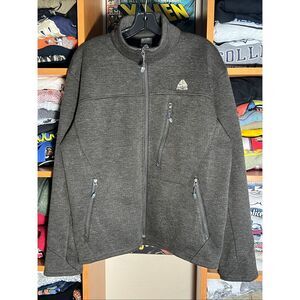 Vintage Nike ACG Mens Wool Blend Full Zip Fleece Jacket